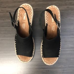 Toms Monica wedge sandals